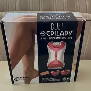 NWT Duet Epilady 5-in-1 Epiglide System, Hair Removal Device